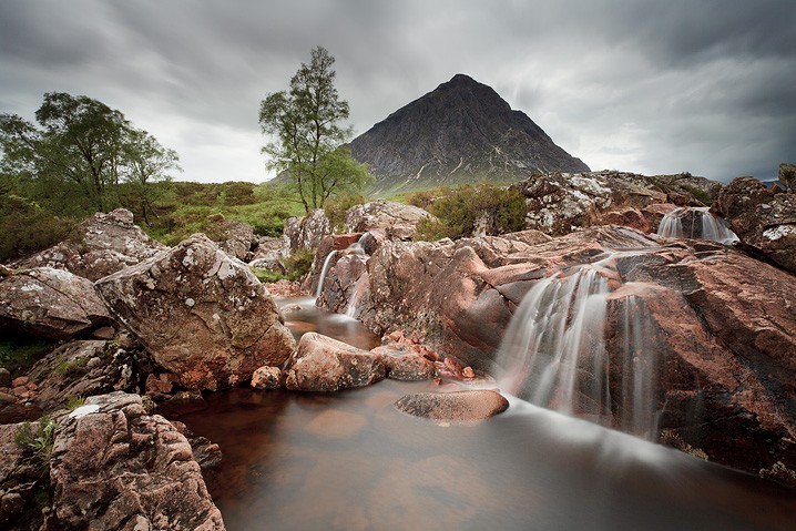 Landschaft Glen Etive Stob Dearg